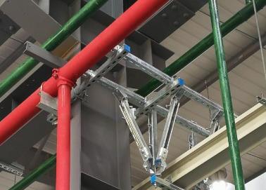 省直辖县该抗震支架的整体式支吊架结构协调性好